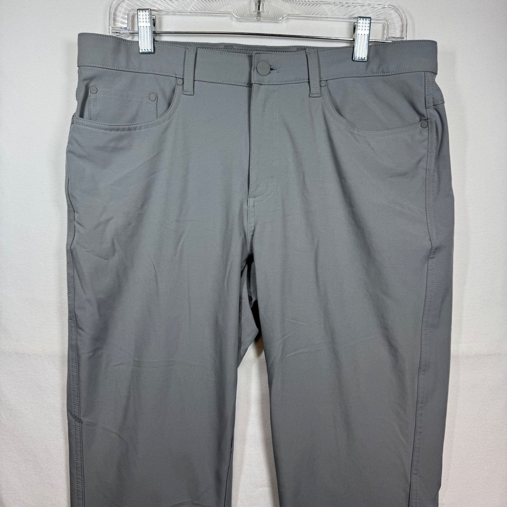 Greg Norman Mens Gray Performance Golf Pants Stretch 5-Pocket 32x29‎ RN128492